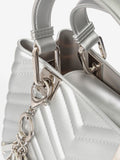 MARC ELLIS Borsa flat krissy m argento