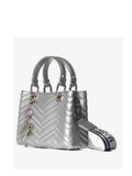 MARC ELLIS Borsa flat krissy m argento