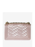 MARC ELLIS Tracollina flate wave small LATTE/ARGENTO