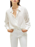 MARELLA SPORT Camicia in lino BIANCO OTTICO