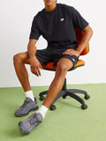 NEW BALANCE U T-shirt Lifestyle thier 3 nero