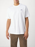 NEW BALANCE U T-shirt Lifestyle thier 3 bianco