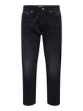 ONLY&SONS Jeans scuro Savi cropped nero