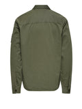 ONLY&SONS Camicia ONSALBERTO giacca overshirt badge resort VERDE MILITARE