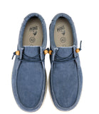 PITAS U Scarpe wallabi washed azzurro