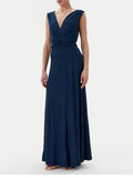 Abito lungo con lurex