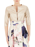 RINASCIMENTO Bolero in similpelle oro