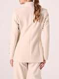 RINASCIMENTO Giacca in tessuto tecnico beige