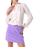 RINASCIMENTO Blusa con fiocco panna