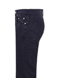 SIVIGLIA U Pantalone palazzo in gabardina blu