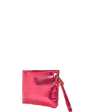 SUNDEK D Pochette laminated clutch fucsia