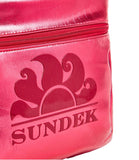 SUNDEK D Pochette laminated clutch fucsia
