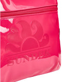 SUNDEK D Pochette a mano laminated clutch rosa