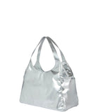 SUNDEK D Borsa mare laminated Chel argento