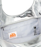 SUNDEK D Borsa mare laminated Chel argento