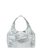 SUNDEK D Borsa mare laminated Chel argento