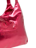 SUNDEK D Borsa da mare chel bag laminata fucsia