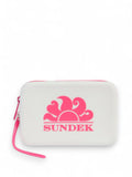 SUNDEK D Pochette small mecessarie bianco