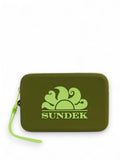 SUNDEK D Pochette small mecessarie VERDE SCURO