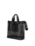 SUNDEK D Borsa mare big mesh nero
