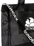 SUNDEK D Borsa mare big mesh nero