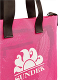 SUNDEK D Borsa mare big mesh fucsia