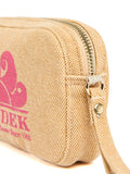 SUNDEK D Pochette effetto stone washed beige
