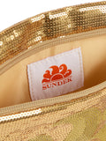 SUNDEK D Pochette a mano mare cher con paillettes oro