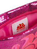 SUNDEK D Pochette a mano mare cher con paillettes rosa