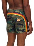 SUNDEK U Shorts mare camoufage VERDE MILITARE
