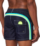 SUNDEK U Shorts mare costume pantaloncino arcobaleno nero