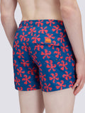 SUNDEK U Shorts mare costume pantaloncino fantasia BLU/ROSSO