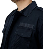 TELA C PRJCT Giacca sahariana field jacket blu