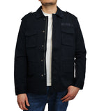 TELA C PRJCT Giacca sahariana field jacket blu