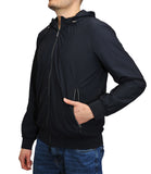TELA C PRJCT Giubbotto tecnico leggero con cappuccio blu