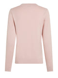TOMMY H D PRE Maglioncino basic in jersey rosa