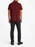 TOMMY H U COL Polo regular 1985 BORDEAUX