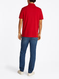 TOMMY H U COL Polo regular 1985 rosso