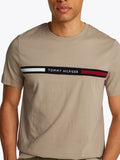 T-shirt con banda logo