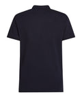 TOMMY H U COL Polo con inserti sul petto blu