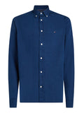 TOMMY H U COL Camicia chambray BLU SCURO