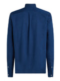 TOMMY H U COL Camicia chambray BLU SCURO