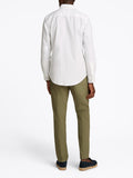 TOMMY H U COL Camicia flex dobby bianco