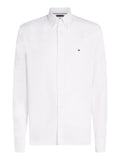 TOMMY H U COL Camicia flex dobby bianco