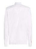 TOMMY H U COL Camicia flex dobby bianco