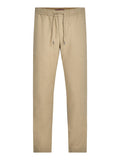 TOMMY H U COL Pantalone in lino Harlem SANDALO
