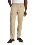 TOMMY H U COL Pantalone in lino Harlem SANDALO