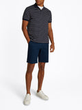 TOMMY H U COL Polo in cotone a righe BLU/ECRU