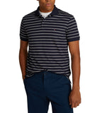 TOMMY H U COL Polo in cotone a righe BLU/ECRU