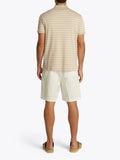 TOMMY H U COL Polo in cotone a righe SANDALO